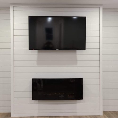 Shiplap fireplace